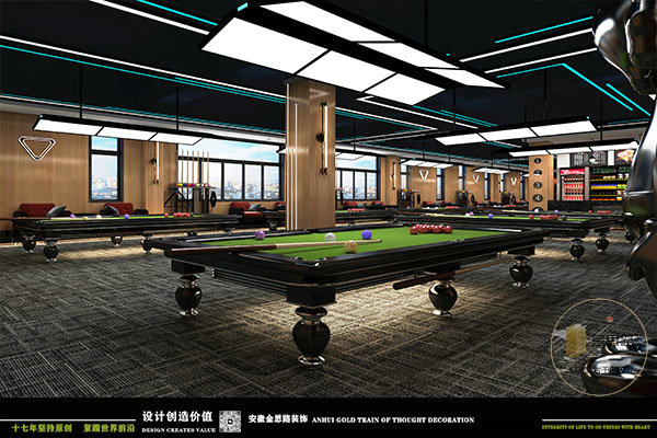 臺(tái)球廳裝修 臺(tái)球廳裝修